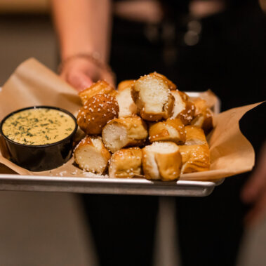 Baked Pretzel Bites at Maple Hall Bowling in Knoxville