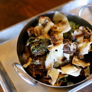 Crispy Brussels at Maple Hall Bowling in Knoxville