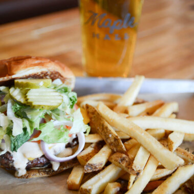 Maple Hall Burger at Maple Hall Bowling in Knoxville