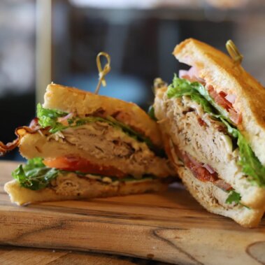 Roasted Turkey Club at Maple Hall Bowling in Knoxville