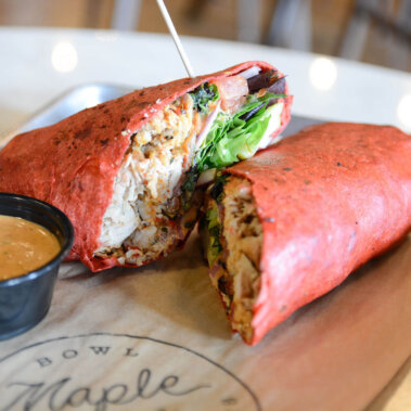 Roasted Turkey Club Wrap at Maple Hall Bowling in Knoxville